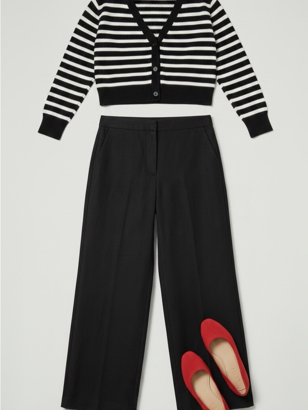 Calvin Klein Black Trousers with Crisp Crease